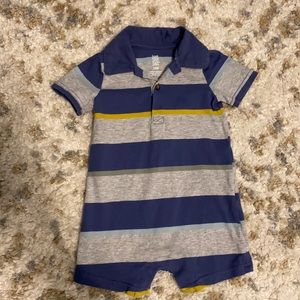 Baby Boy Striped Romper